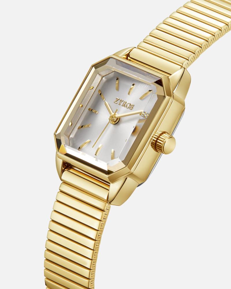 Women's steel watch in gold