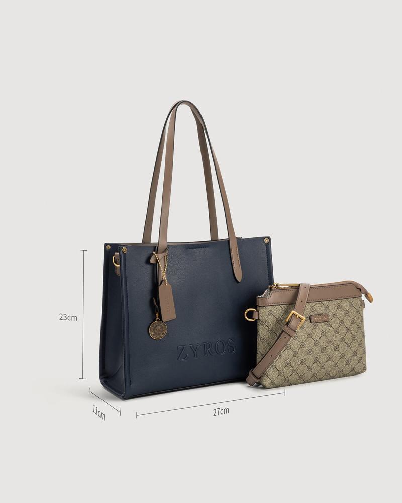 Classic women's bag in blue