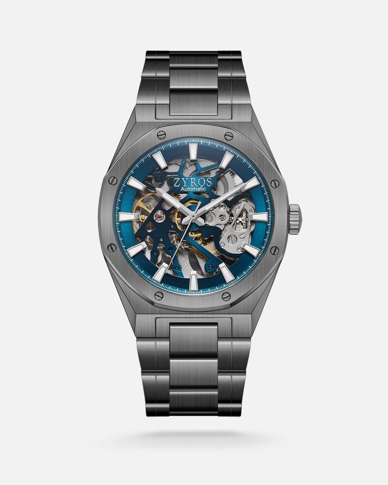 Men's automatic watch in gray