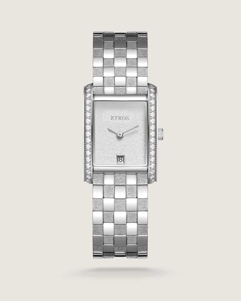 Women’s Silver-Tone Steel Watch with Free Accessory Set