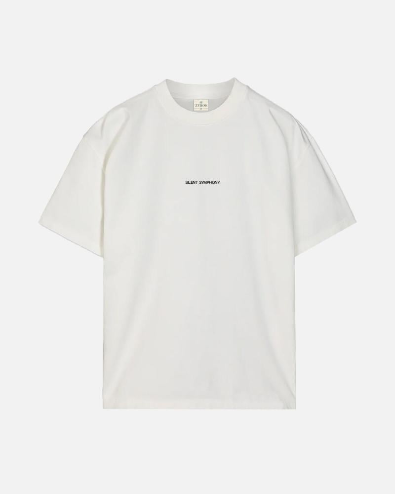 Men's white cotton t-shirt