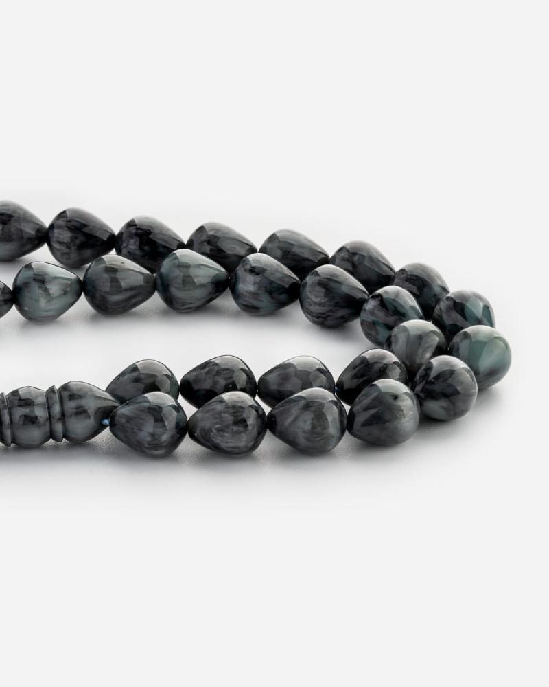 Elegant gray bakelite rosary