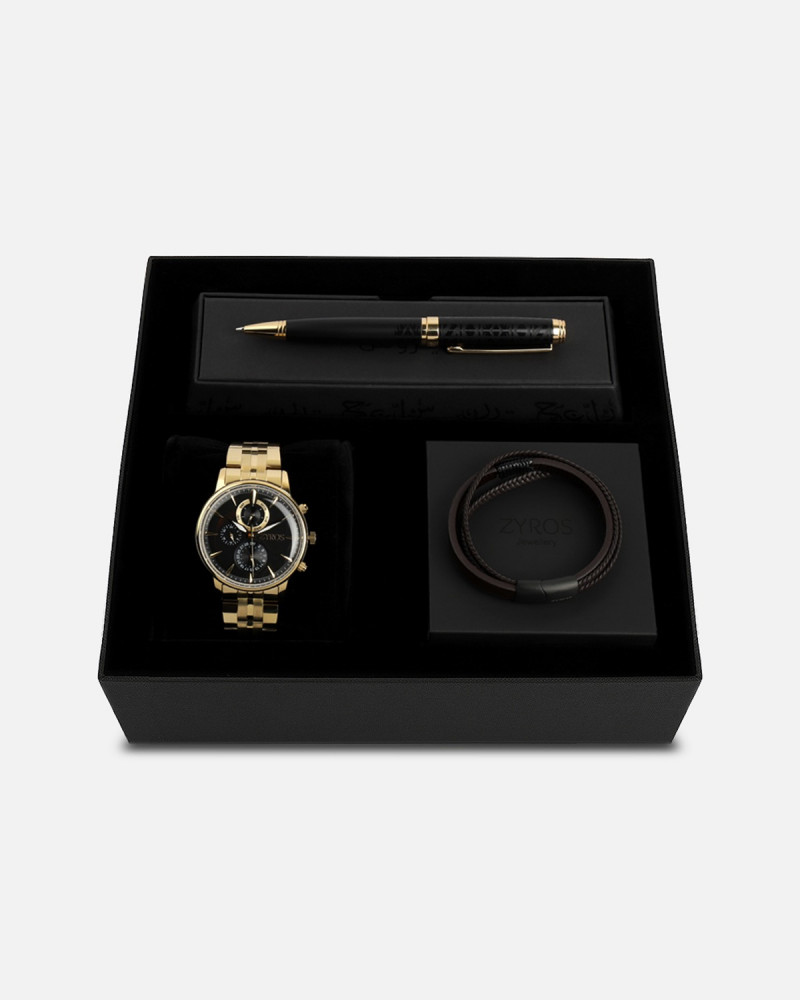 A men's gift set with a luxurious design