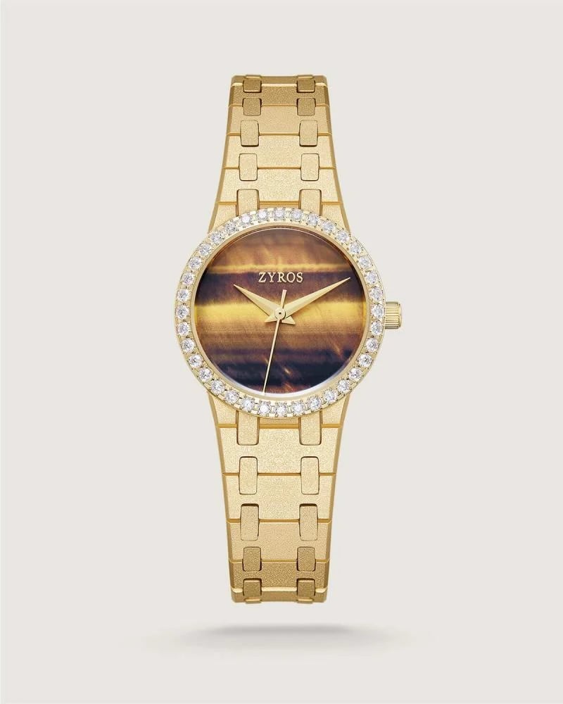 Ghazal women's watch, steel, gold color