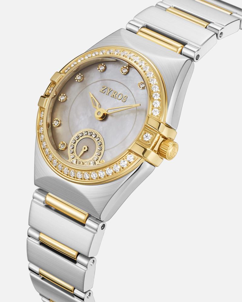 Women's watch in gold and silver