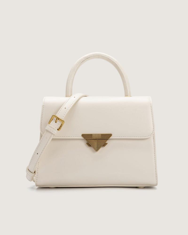 Elegant women's bag in white