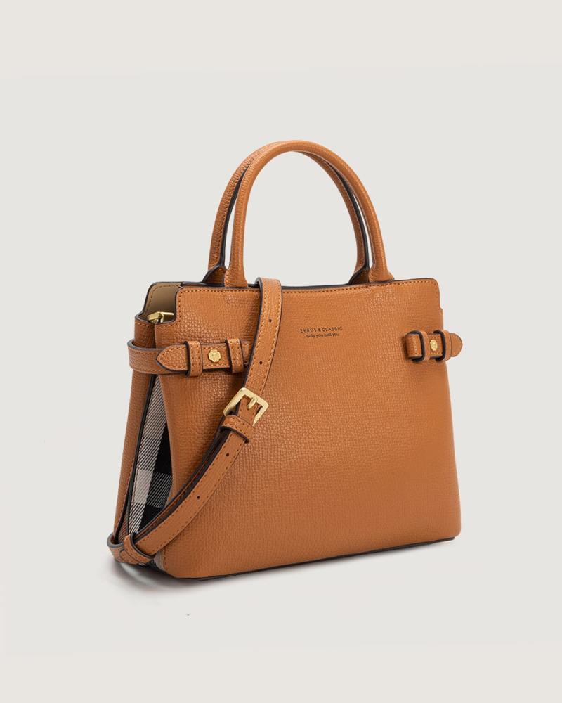 Classic women's bag in brown