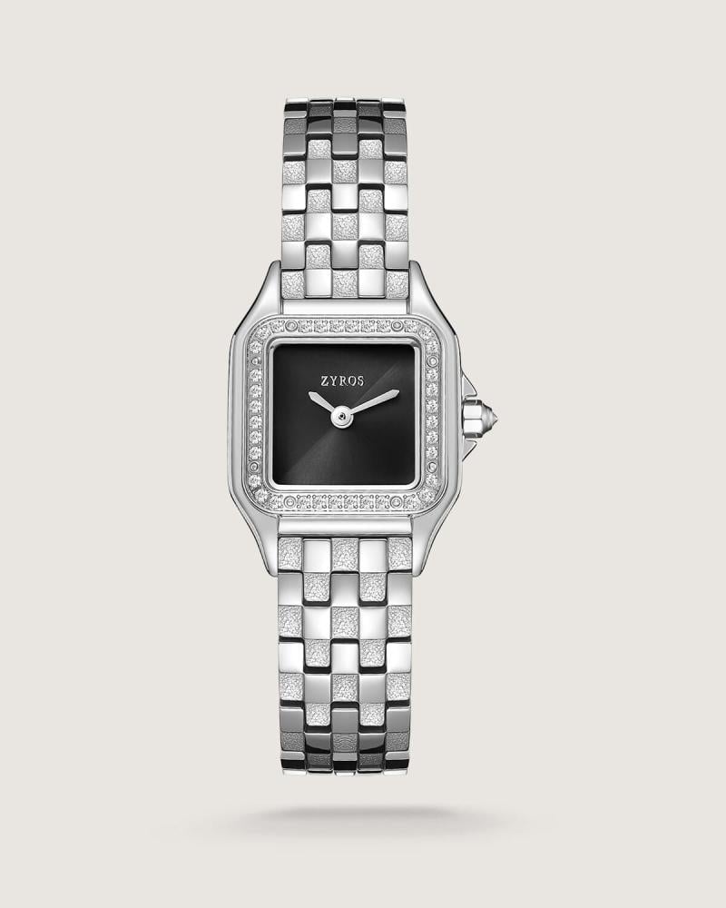 Women’s Silver-Tone Steel Watch with Free Accessory Set