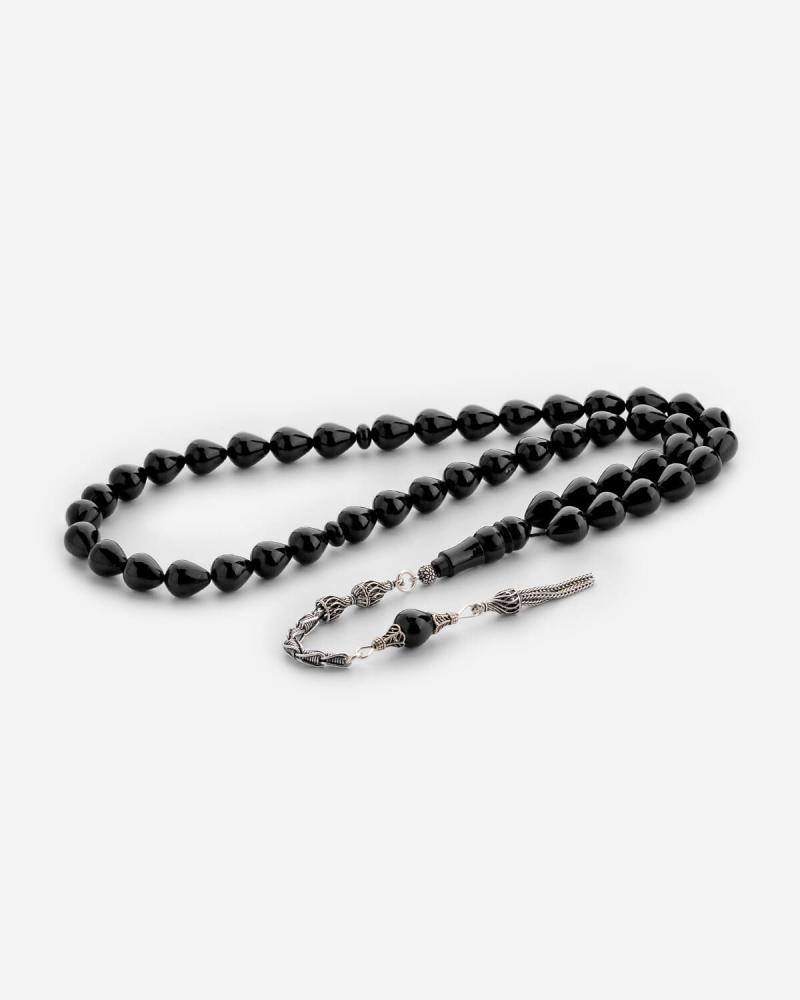 Elegant black bakelite rosary