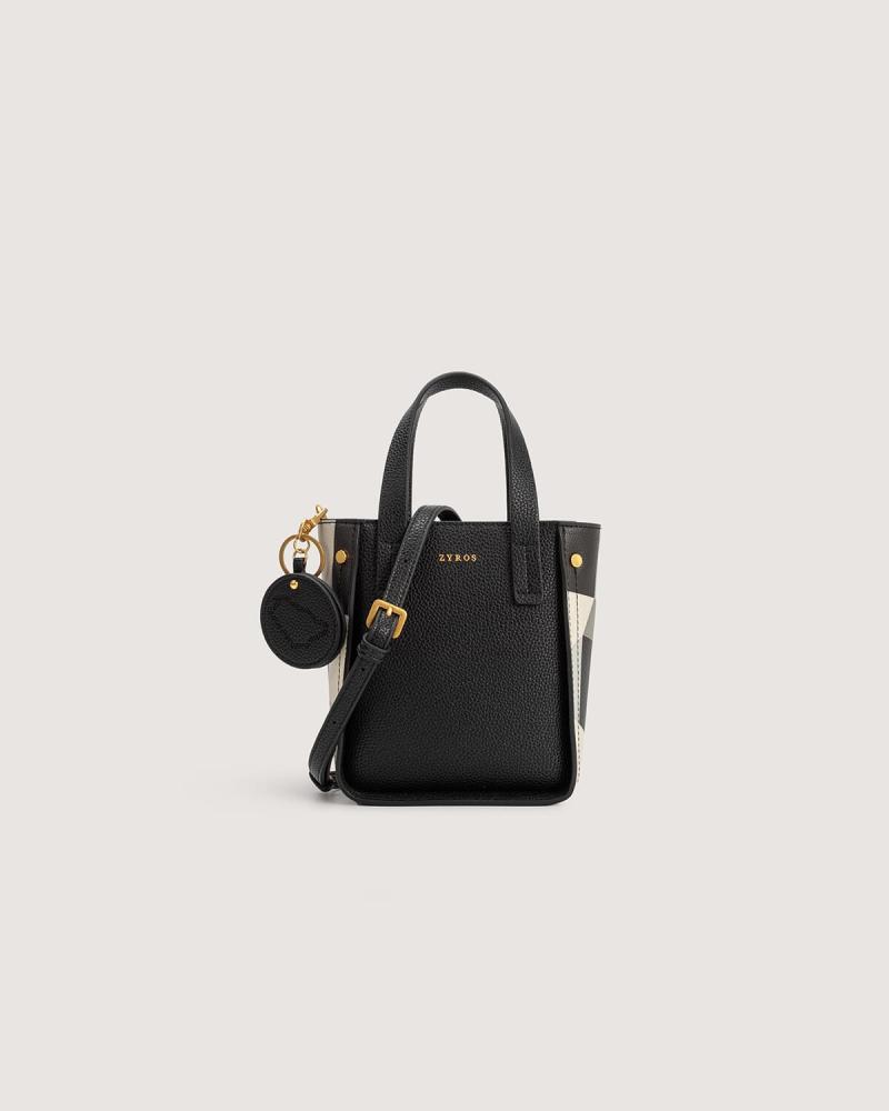 Women's small black handbag for everyday use