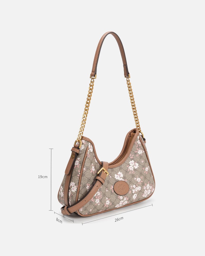 Women's bag with elegant pink design