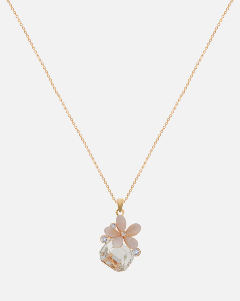 Women's necklace in gold color with a distinctive design WKNK-1694-0103