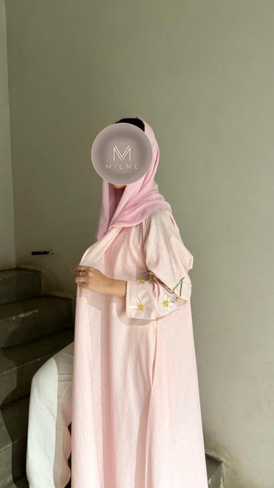 عباية بنك مع شك ورد