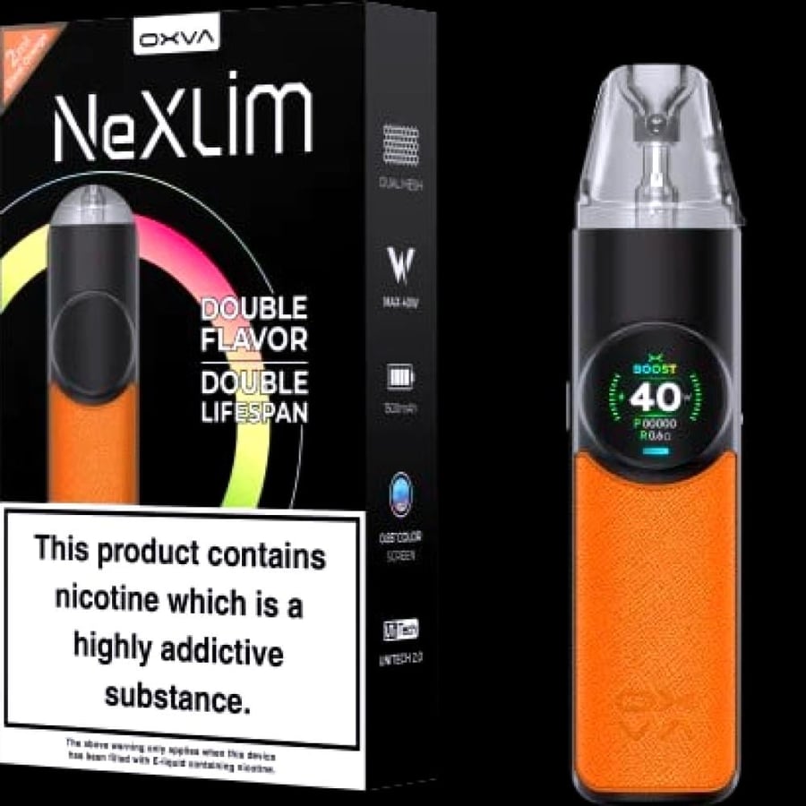 جهاز OXVA NeXLIM أصلي بشاشة ملونة وبطارية 1500mAh