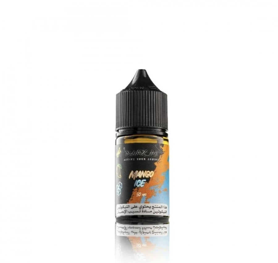Mazaj Salt Mango Ice نكهة مانجو آيس سولت نيكوتين 30مل من مزاج مع مكعبا