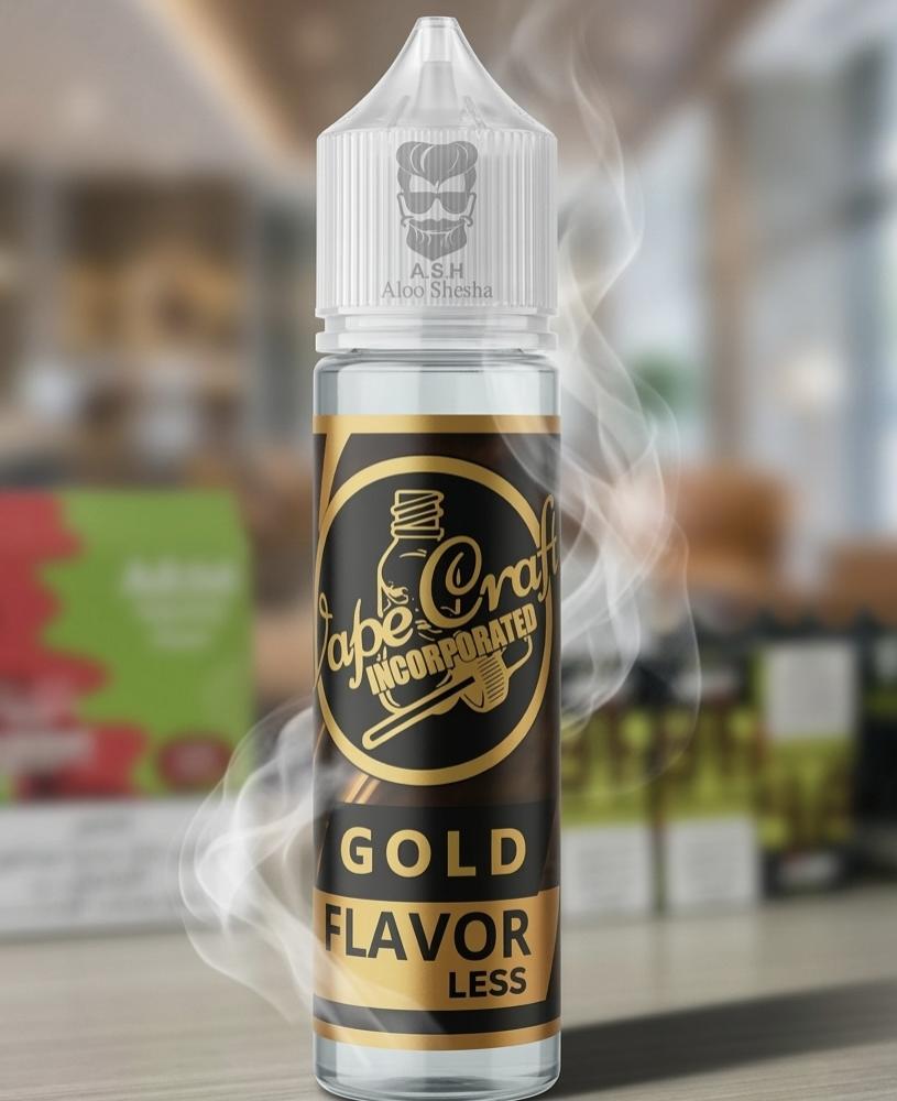 Vape Craft Gold Flavorless 60ml Zero Nicotine جوس بدون نكهة