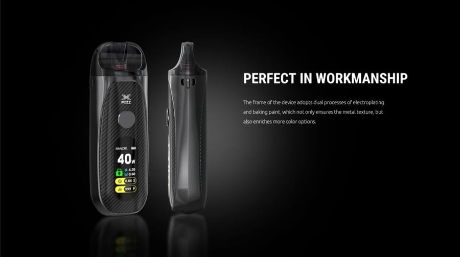 جهاز SMOK POZZ X 40 واط مع شاشة ملونة وتعديل هواء