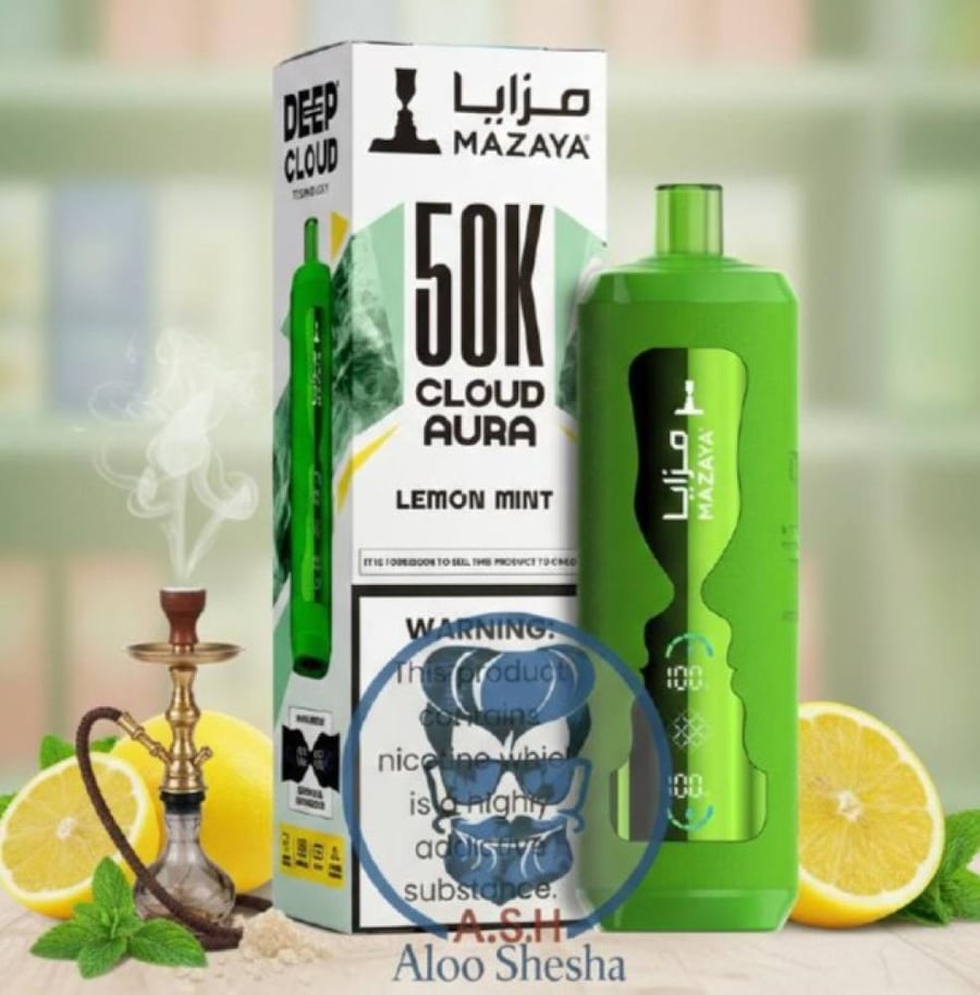 Mazaya 50K فيب ليمون نعناع Lemon Mint