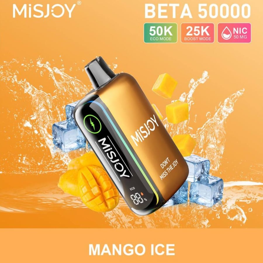 MISJOY BETA 50000 مانجو آيس  سحبة فيب حتى 50000  شقطة