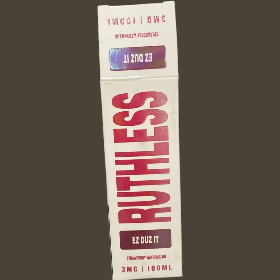 نكهة ستروبري ووتيرميلون - Ruthless EZ DUZ IT 100ml