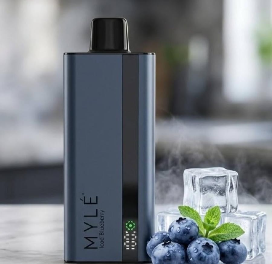 MYLE Slim 8000 بلو بيري آيس Blueberry Ice