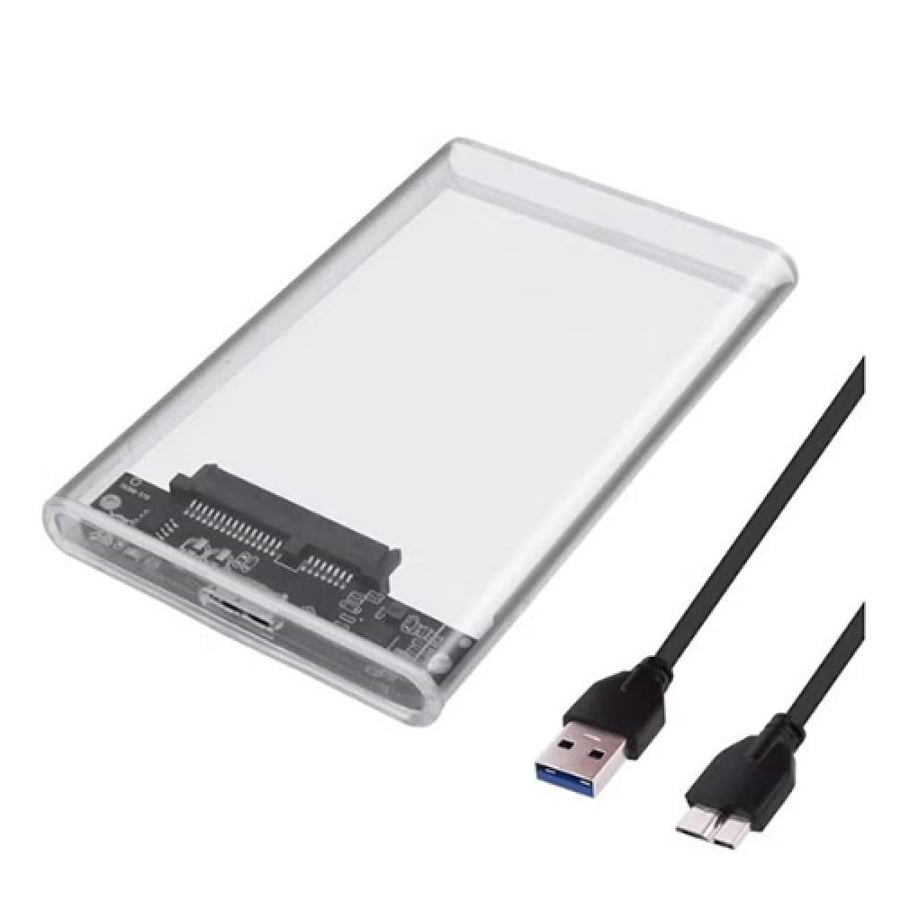 حافظة هاردسك خارجية 2.5 بوصة SATA III إلى USB 3.1 Type-C بسرعة 6Gbps