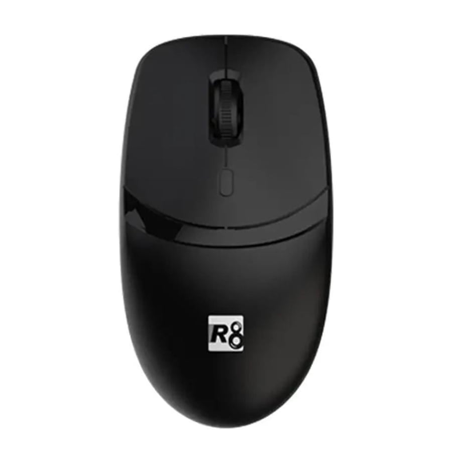 ماوس R8 G505 لاسلكي وبلوتوث مزدوج الاتصال مناسب للالعاب والعمل قابل للشحن مع أزرار صامتة وحساسية قابلة للتعديل / R8 G505 Dual-Mode Wireless Bluetooth Mouse 2.4GHz, Rechargeable, Silent Click, 1600 DPI