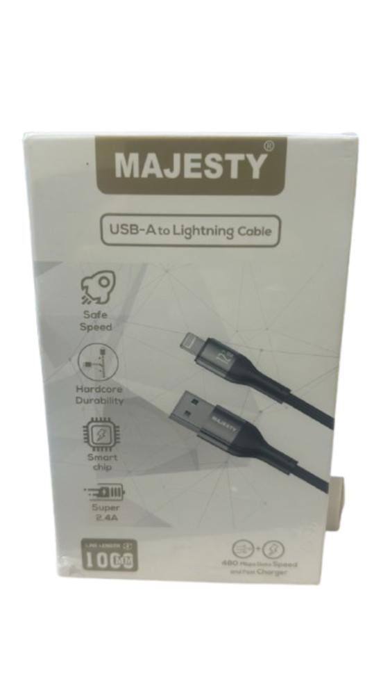Magisti USB-A to Lightning charging cable, length one meter