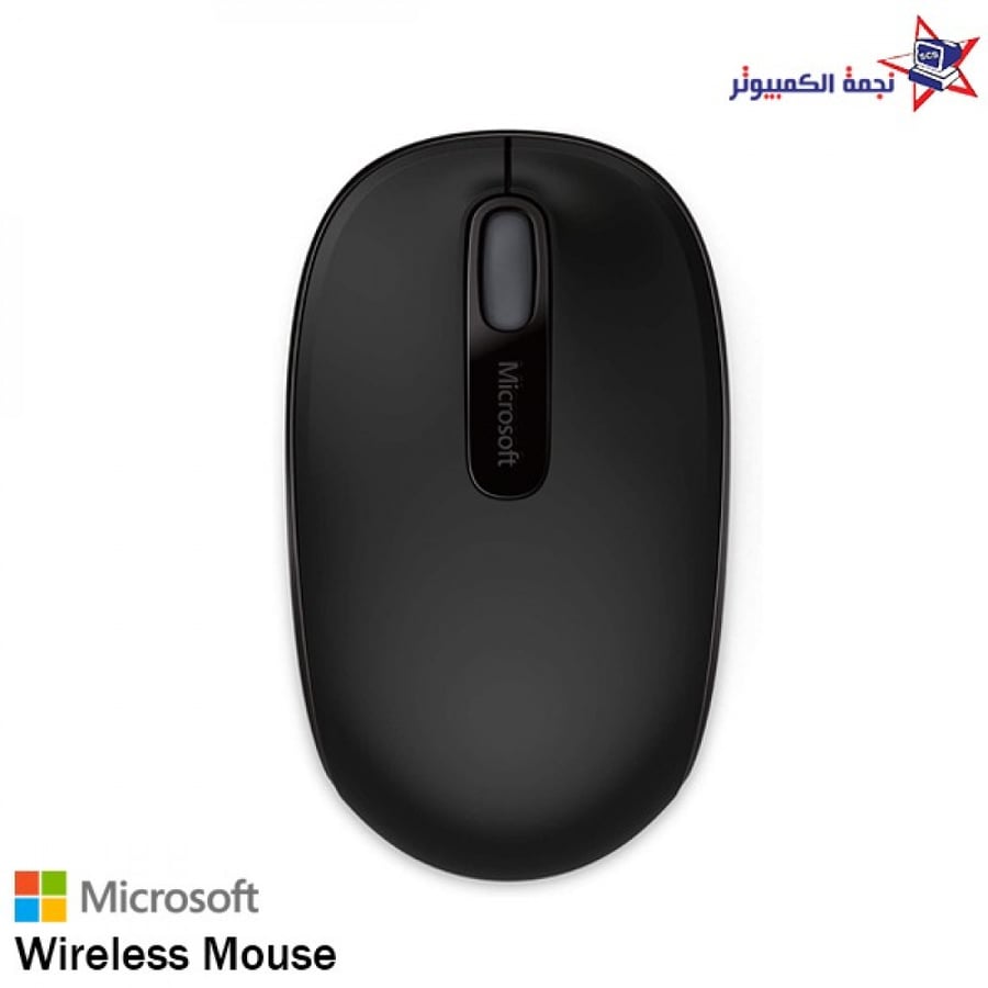 وايرلس ماوس wireless mouse فأرة لاسلكية الاحساء نجمة الكمبيوتر اسود