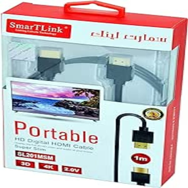سمارت لينك كابل HDMI رقمي فائق النحافة HD (3 متر)