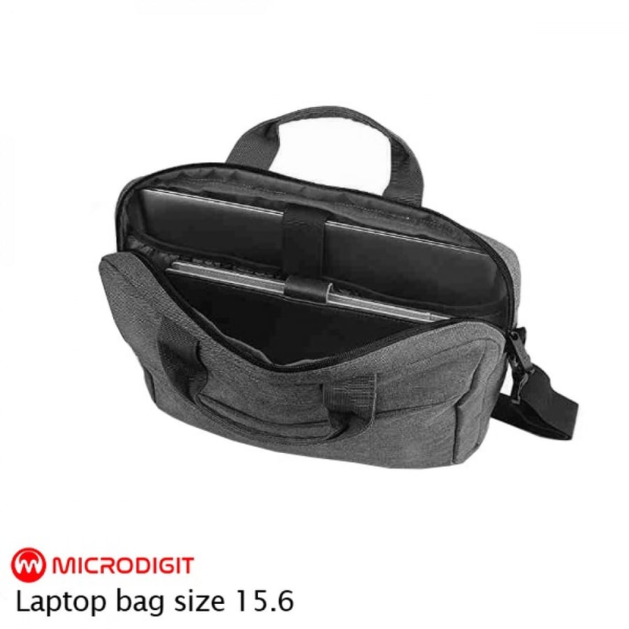 شنطة لابتوب رصاصية خفيفة وانيقة laptop bag Color Gray