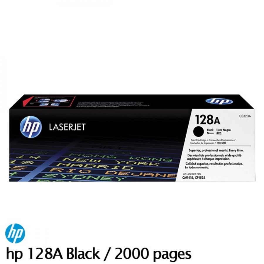 حبر اتش بي ليزر  الأصلي 128A اسود  Tonner hp laserJet  128A black