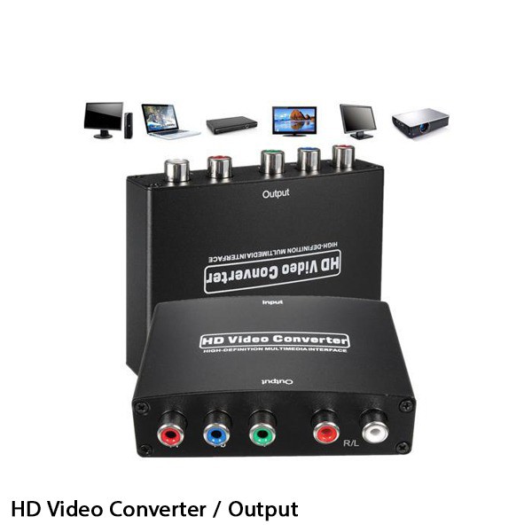 HDMI TO RGB COMPONET Adapter تحويلة hdmi مع RGB الاحساء نجمة الكمبيوتر