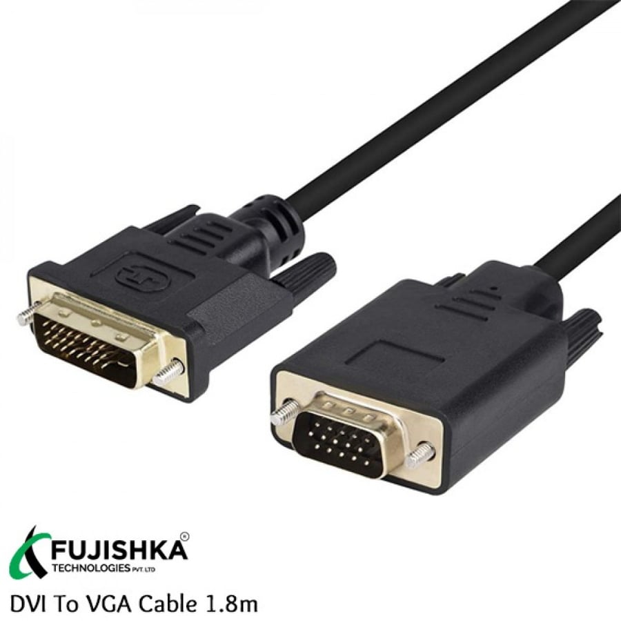 DVI TO VGA Cable / 1.8m / DVI to VGA cable with a length of 1.8 meters