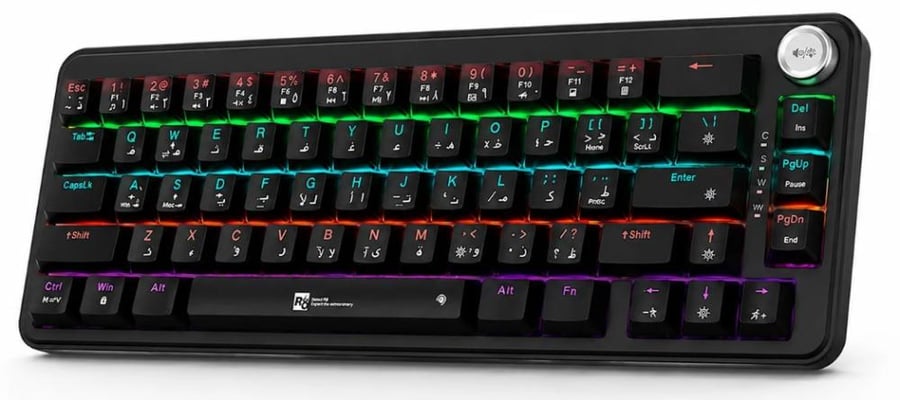 لوحة مفاتيح ألعاب ميكانيكي 67مفتاح  Gaming Keyboard R8 K1002 67Key