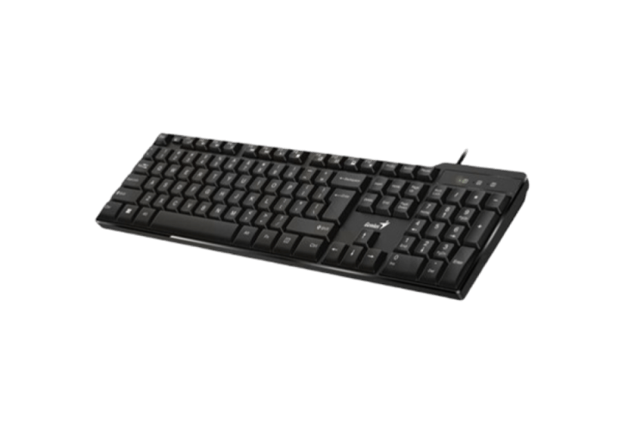 كيبورد سلكي اسود من شركة جينيوس  geniua kb-100x keyboard