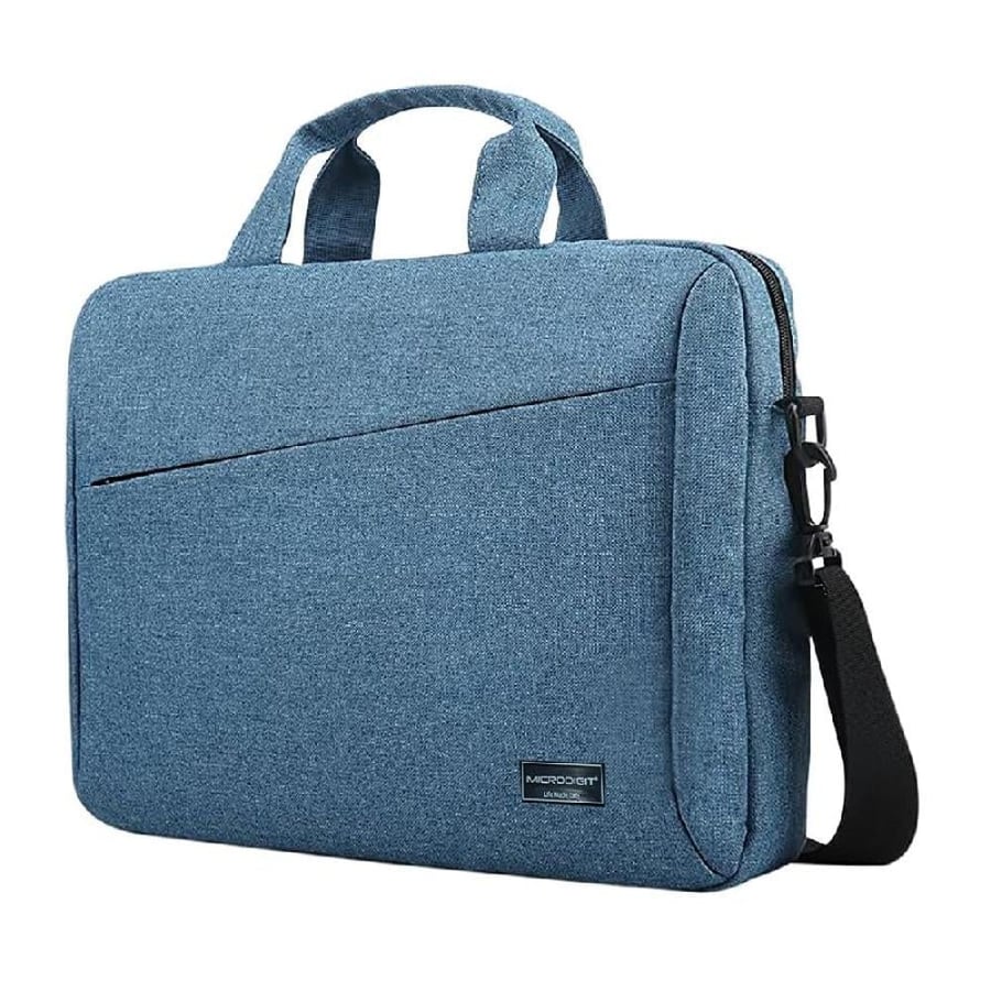 شنطة لابتوب زرقاء خفيفة وانيقة laptop bag Color BLUE