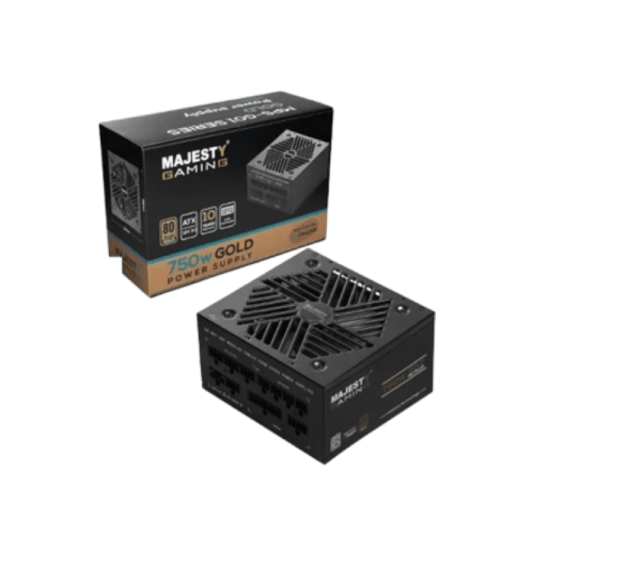 majesty ماجيستي 750w باور سبلاي برونزي| كفاءة 80 Gold | Atx 3.1 وpcie 5.1 | دعم Rtx 50 | معياري بالكامل