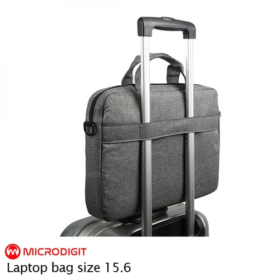شنطة لابتوب رصاصية خفيفة وانيقة laptop bag Color Gray