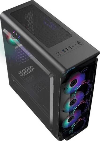 GAMEMAX ATX STARLIGHT RGB black gaming bag