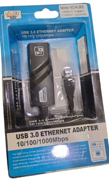 وصلة تحويل يو اس بي الى ايثرنت USB TO LAN ADAPTER