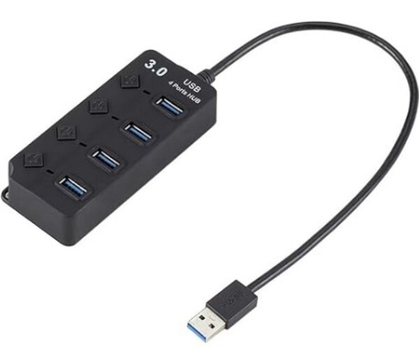 موزع يو اس بي 4 مداخل USB 3.0 HUB Splitter 4 Ports