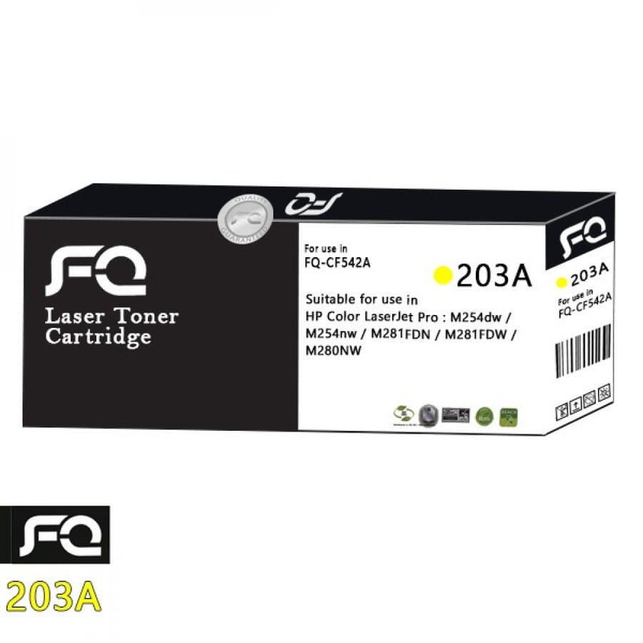 Fq 203a hp yellow M254dw M254nw  M281FDN  M281FDW  M280NW الاحساء