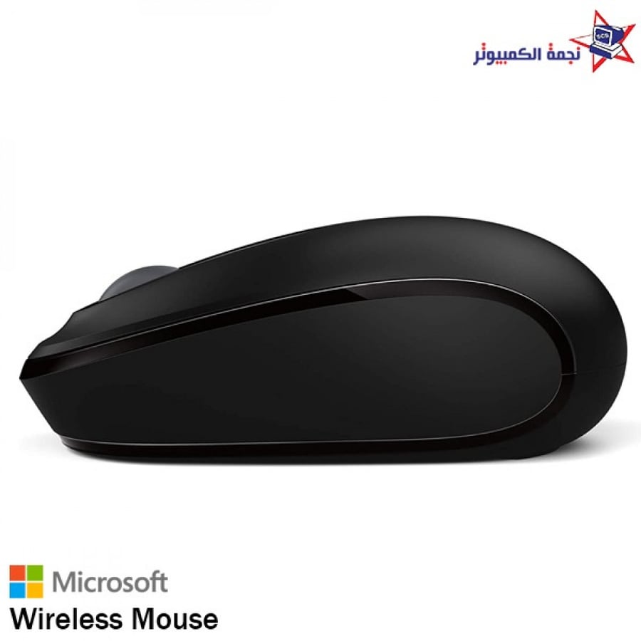 وايرلس ماوس wireless mouse فأرة لاسلكية الاحساء نجمة الكمبيوتر اسود