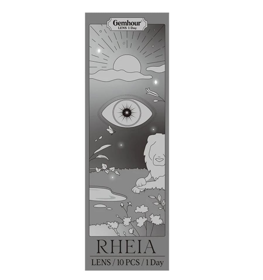 عدسات سوداء طبيعيه بحجم متوسط GEMHOUR LENS rheia 1day pure black