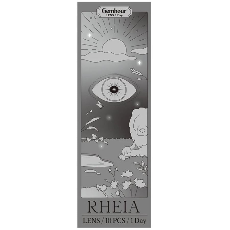 عدسات سوداء طبيعيه بحجم متوسط GEMHOUR LENS rheia 1day pure black