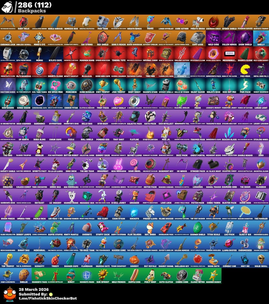 حساب فورت +294 سكن مميز جدا