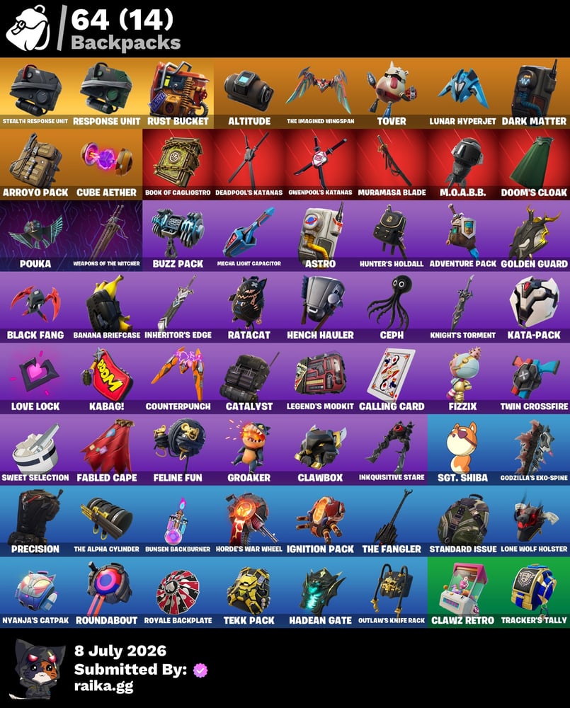 حساب فورت 65 سكن  و سكن نفيديا الأحمر و الأخضر