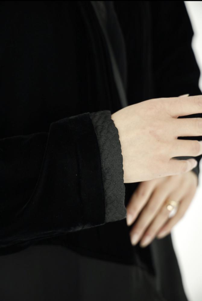 Velvet x chiffon Layers