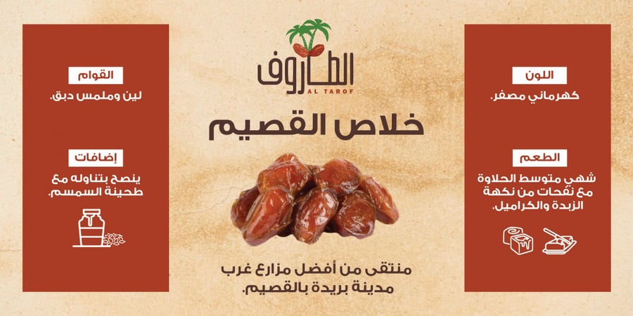 خلاص القصيم باللوز (كرتون | 6 كيلوجرام)